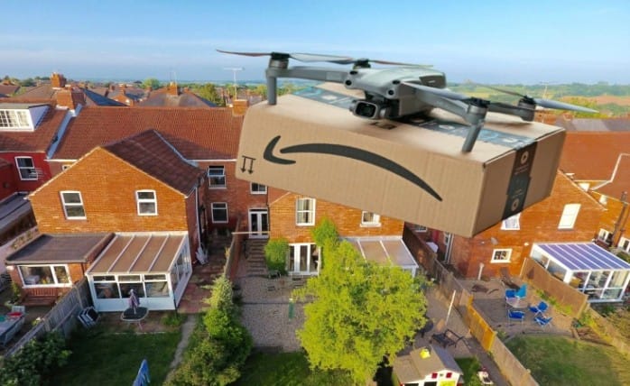 Amazon zacznie dostarczać paczki za pomocą dronów w Wielkiej Brytanii